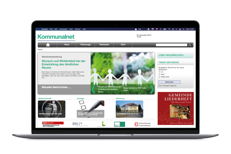 Homepage Kommunalnet